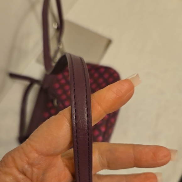 Vera Bradley Purple and Pink Crossbody Bag - Picture 9 of 12